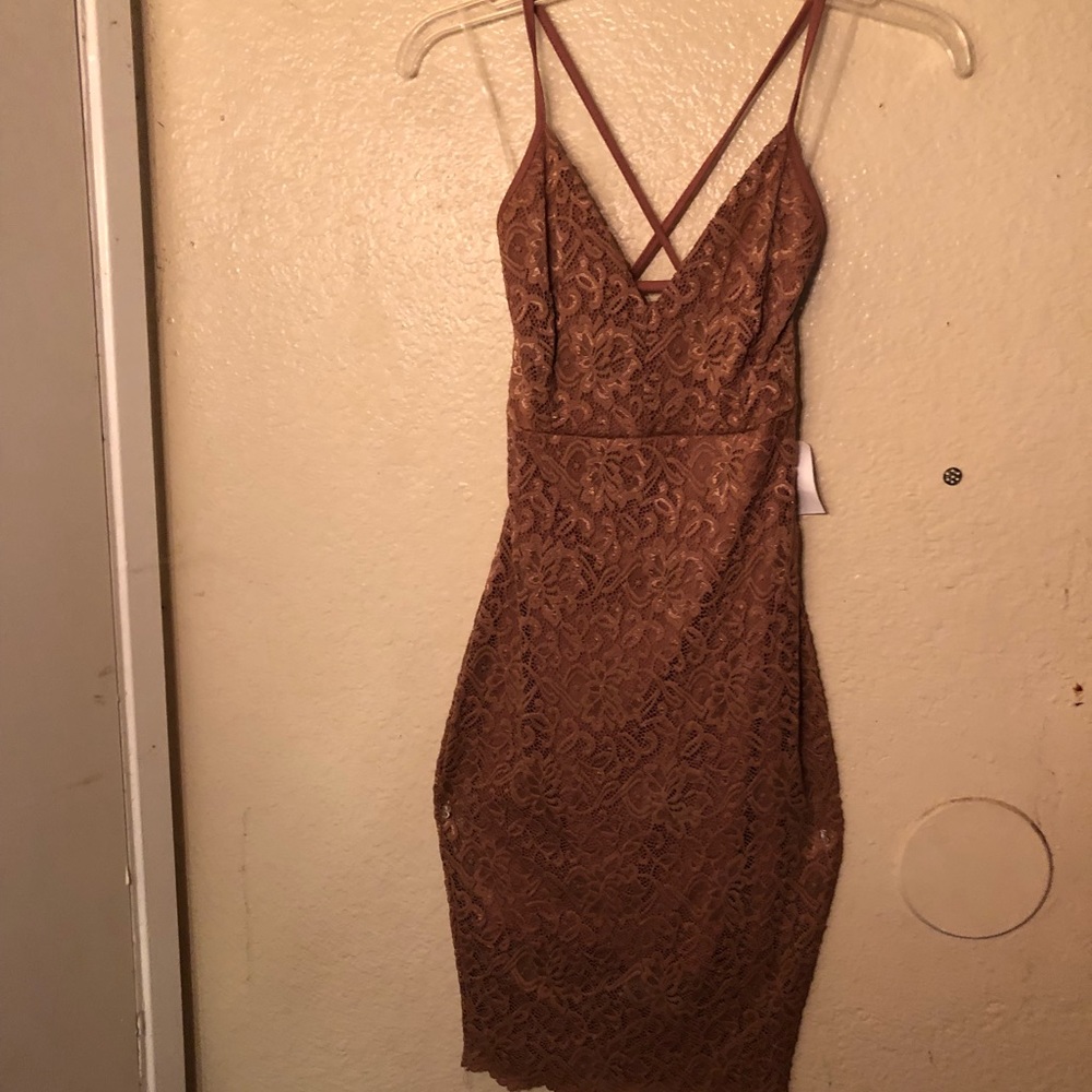 Mauve tight dress